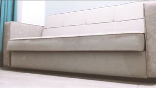 bad job and got a portion of cum on her ass