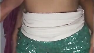 Curvy Big Ass And Homemade Striptease With Blowjob