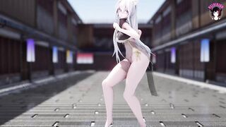 Big Ass Teen Cat Girl Dancing (3D HENTAI)