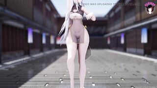 Big Ass Teen Cat Girl Dancing (3D HENTAI)