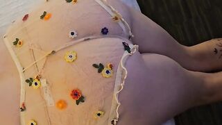 Pulled my belt off and gave Morgana May's big ass a nice spanking! ????