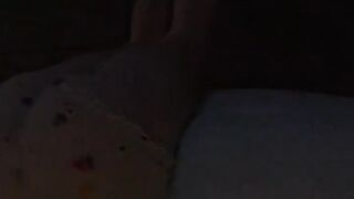 Pulled my belt off and gave Morgana May's big ass a nice spanking! ????