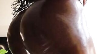 babe with big ass oiled up