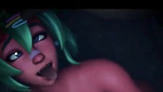 Tight Pussy Demon Nemia Taking Hardcore Backshots