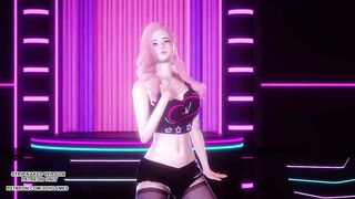 [MMD] KISS OF LIFE - Midas Touch Ahri Akali Seraphine Sexy Kpop Dance Uncensored Hentai