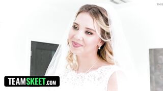 Virgin Bride Cheats On Her Groom and Gets Her Big Ass Fucked For The First Time