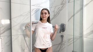 Dry Vs Wet Sexy Transparent T-shirt