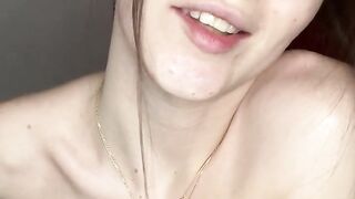 Watch from above while the squirt splashes everywhere