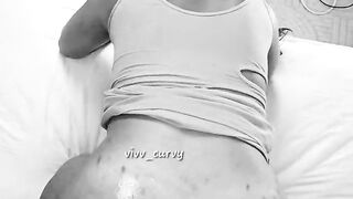 Big voluptuous big booty ready for doggy.