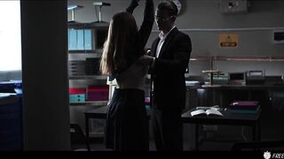 STOP TIME FUCK - Frozen in time Jia Lissa bounce oh a hard cock until explodes in orgasm