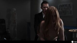 STOP TIME FUCK - Frozen in time Jia Lissa bounce oh a hard cock until explodes in orgasm
