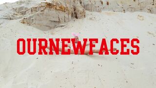 I'm lying naked on the sand and performing gymnastic elements! let's go in my Fansly