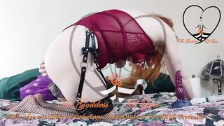 Horny Redhead Goth Gets Spitroasted PT4 - TheGoddessOfLust