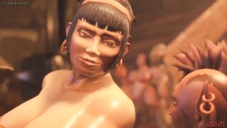 Orcs & Dwarves by NYL ENHANCED 2021 - a 3D Futa Animation Edited by Duskhaven