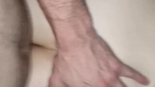 night session hard doggy with cum on ass