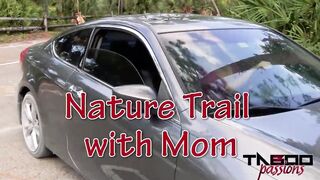 Fucking My Big Ass Stepmom Outdoors POV Creampie