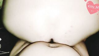 Stepsis thought she was alone placed ass in the air so i slipped in and fucked her and creampied